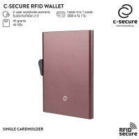 C-SECURE เคสใส่บัตร (RFID Protection) สีน้ำตาล