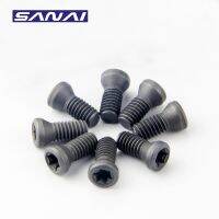 500pcs / 200pcs Sanai Screw M2.2 M2.5 M3 M3.5 M4 M5 สําหรับ U เจาะ เครื่องมือ ที่วางเครื่องกลึง CNC ตัดแทรกสกรูโลหะผสมเหล็ก