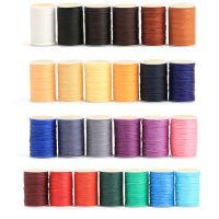 【YD】 0.55mm Waxed Thread Repair Cord String Sewing Leather Hand Wax Stitching for Crafts 25Colors