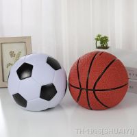 ✇◐ Cofrinho de futebol basquete infantil Vinil Cartoon Piggy Bank Moeda resistente a quedas Presente aniversário para estudante