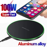 แผ่นชาร์จสำหรับ iPhone ไร้สาย Qi ความเร็วสูงใหม่100W 14 13 12 11 Pro Max สำหรับ Samsung Galaxy S21 S20 S10 S9 Xiaomi ชาร์จไร้สาย LWX396ชาร์จแบบไร้สาย