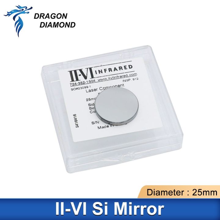 ii-vi-si-laser-reflective-mirror-25mm-thickness-3mm-co2-laser-reflector-co2-cutting-engraving-machine