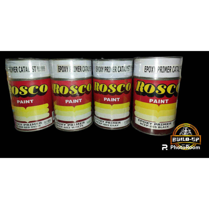 ROSCO PAINT EPOXY PRIMER WITH CATALIST / EPOXY PRIMER BLACK, WHITE