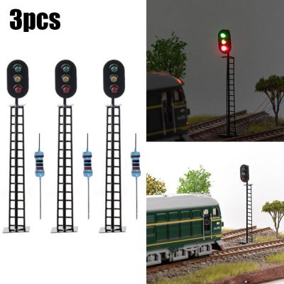 ไฟสัญญาณรางรถไฟรุ่นความสูง83มม.,อะไหล่ตัวต้านทาน3ชิ้นตัวต้านทาน3V/12V