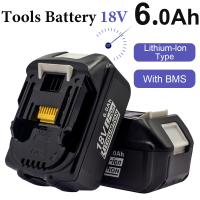 zvhm00 Latest Upgraded Battery BL1860 for Makita 18V Battery 6.0ah Rechargeable Replacement BL1840 BL1850 Li-Ion for makita 18v Battery