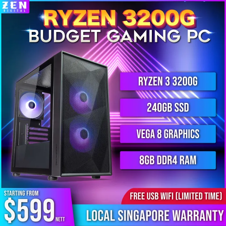 Ryzen Budget Gaming PC & Desktop Computer - Centurion A1 [Z3N]