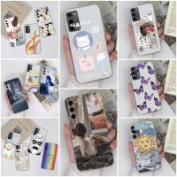 สำหรับ OPPO A55 Case 2021ปกโทรศัพท์น่ารักการ์ตูนหวานสาว Soft Silicon กันชนสำหรับ OPPOA55 4กรัม6.51 "A 55 5กรัมกลับที่ครอบ