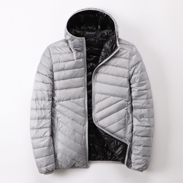 zzooi-autumn-and-winter-mens-white-duck-down-jacket-new-two-sided-hooded-korean-version-short-lightweight-warm-trendy-mens-coat-2022