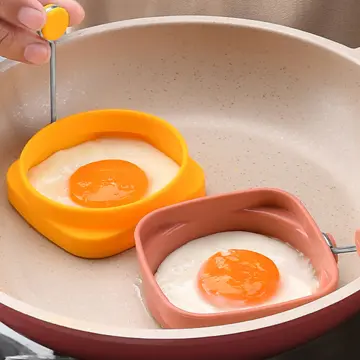 Fried Egg Mold For Frying Pan Egg Rings Silicone Pancake Mold