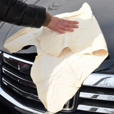 เลียงผาผ้าเช็ดผ้าเช็ดรถชามัวร์สำหรับรถธรรมชาติเสื้อผ้าทำความสะอาดอุปกรณ์สำหรับรถยนต์รถบรรทุก SUVs รถจักรยานยนต์