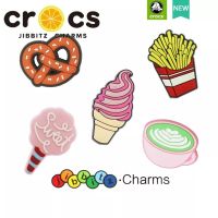 cross jibbitz charms กระดุม ลายอาหาร หัวเข็มขัดตกแต่งรองเท้า cross เครื่องประดับตกแต่งการ์ตูนน่ารัก jibbitz สําหรับ cross