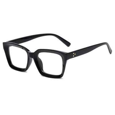 [COD] เจ็ต 2461 กรอบแว่นตากระจกแบนทรงสี่เหลี่ยมแว่นตาป้องกันสีน้ำเงินหน้ากลม