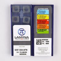 SEKT1204 AFTN LT30 เครื่องตัดมิลลิ่ง LAMINA Carbide แทรกเครื่องตัดมิลลิ่งใบหน้าเครื่องมือตัดมิลลิ่งใช้ KM12-50-22