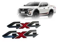 2X สติ๊กเกอร์แผ่นรูปลอก 4x4 สำหรับมิตซูบิชิไทรทัน ATHLETE 2018