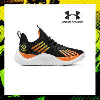 UNDER ARMOUR ใหม่ Curry Flow 10 ผู้ชายรองเท้าบาสเกตบอลรองเท้ากีฬา สีดำ UA Unisex  Lockdown 6.1 Basketball Shoes