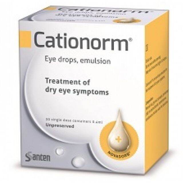 ※Cationorm Eye drops emulsion 0.4ml x30s Lazada
