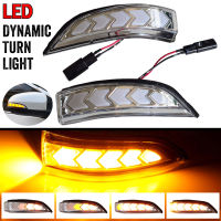 LED DRL ไหลด้านข้างกระจกมองหลังแบบไดนามิกเลี้ยวไฟโคมไฟสำหรับโตโยต้าวีออส Altis Yaris Corolla Camry อุปกรณ์เสริม