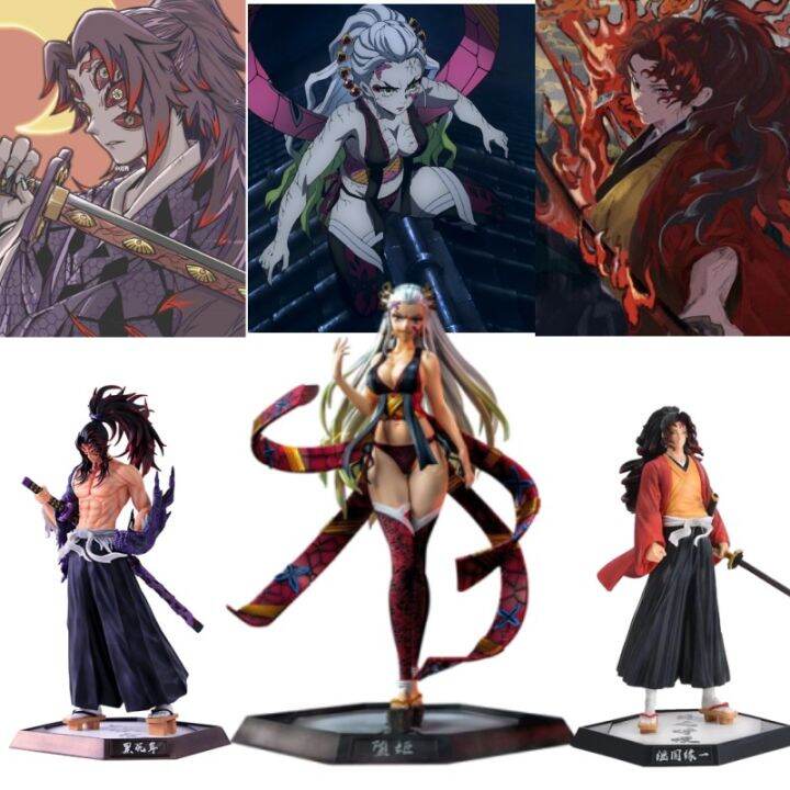 Kokushibo/Tsugikuni Yoriichi, statuetta d'azione, statua di Super Battle, 22 cm