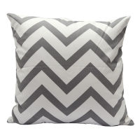 [COD] สินค้าใหม่ Nordic Modern Geometric Cotton Canvas Wave Pattern Pillow Office Sofa Cushion Car Pillow