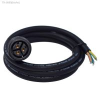 ❉ faefw M25 Conector Fêmea Cabo de Borracha Heavy Duty substituição Extensão Alimentação Pigtail Cord 3 Conductor 4FT Elétrica