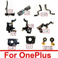 โมดูลการสั่นสะเทือนของบอร์ดไมโครโฟนสําหรับ OnePlus 1 + 1 2 3 3T 5 5T 6 6T 7 7T Pro Vibrator เครื่องยนต์ ไมโครโฟน Flex Cable Replacement