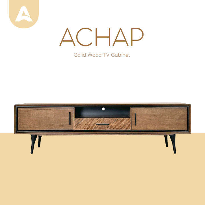 Arturo Achap Solid Wood TV (1.8M) Lazada