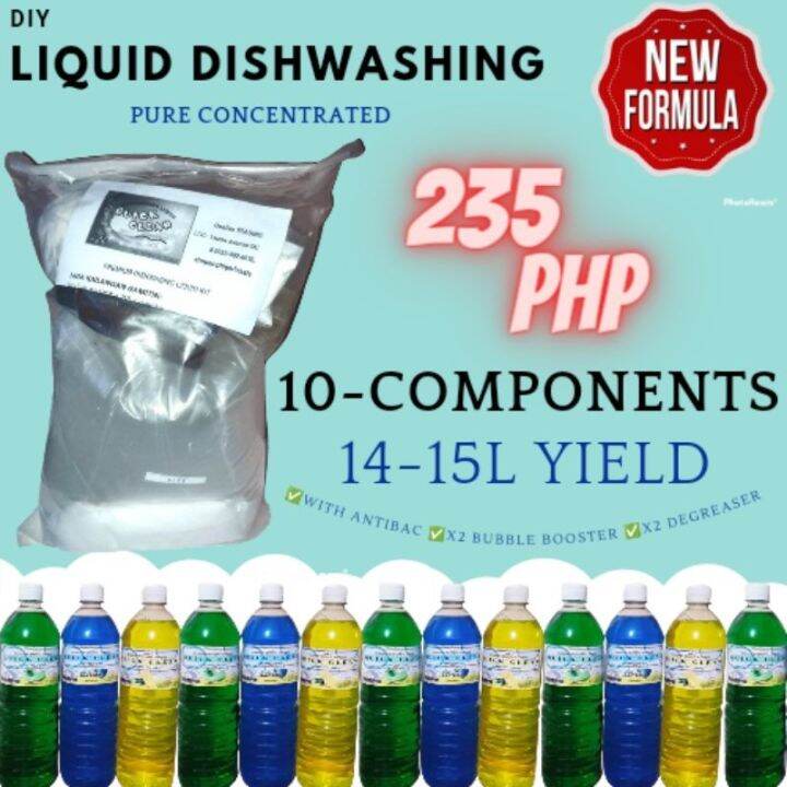 DIY DISHWASHING LIQUID KIT 15L 10 COMPONENTS Lazada PH