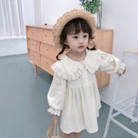 2021 Baby Clothing Children Girl Dress Child Long Sleeve Korean One-Piece Dress Kids Muslin Clothes Fashion Girls Casual Dresses