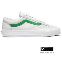 VANS STYLE 36 OG LX LEATHER GREEN TRUE WHITE (สินค้ามีประกันแท้)