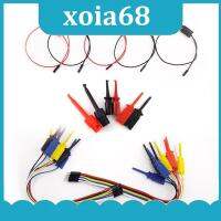 xoia68 Shop 4Types Single Test Hook Clip Line 10Pin Cable Crocodile Clip Electronic Testing