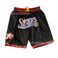 ✇◐ Basketball pants 76ers team JUST DON joint name ball pants-black basketball sweatpants dropshipping Ebay