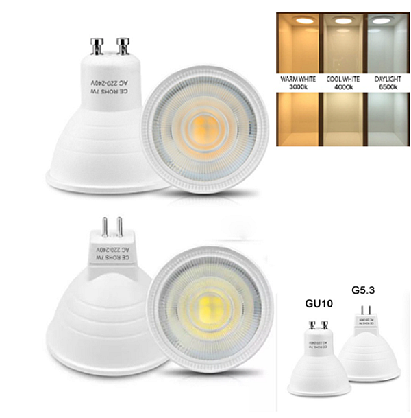 หลอดไฟ-led-lamp-cup-220v-7w-ขั้ว-gu5-3-mr16-แสงขาวแสงวอร์มไวท์-led-lamp-cup-ขั้ว-gu5-3-mr16-หลอดไฟขนาดเล็ก