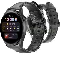 ♝๑✾ สายหนังสำหรับนาฬิกา Huawei GT Smart Watch 22 มม.สำหรับนาฬิกา Huawei GT 2 GT3 46 มม.42 มม.ES HONOR