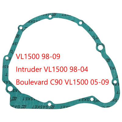 รถจักรยานยนต์เครื่องกำเนิดไฟฟ้า Crankcase ปะเก็นฝาครอบสำหรับ Suzuki VL1500 1998-2009 Intruder VL1500 98-04 Boulevard C90 VL1500 05-09