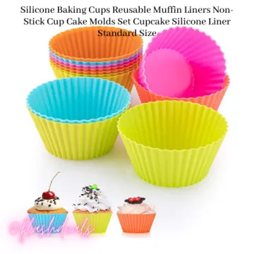 100pcs Muffin Cupcake Paper Cups Birthday Mini Liner Disposable Baking Cups  Rainbow Cupcake Wrappers Nonstick Cases Molds Party
