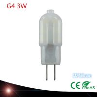 10ชิ้นโคมไฟ LED G4 SMD Ac/dc 12V 3W ไฟแสงสว่างแอลอีดี G4ฮาโลเจนสำหรับโคมไฟระย้าสปอตไลท์