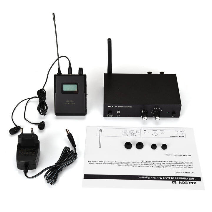 ANLEON S2 UHF Stereo Wireless Monitor System 4 Frequencies 100240V Professional Digital Stage