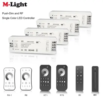 Dim Ledwireless Led Dimmer Switch 3key Rf Remote For 5050 3528 Strip Lights