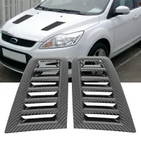 Uxcell 3 Color Hood Vents For-Ford Focus MK2 MK3 2004-15 Air Flow Intake Decorative Scoop Bonnet Vent Hood Cover Hood Scoop