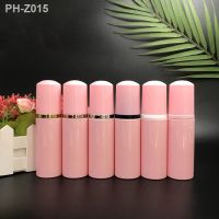 1PC 50ml Pink Plastic Foam Pump Bottle Empty Face Eyelash Cleanser Cosmetic Bottle Cleansing Milk Sub-bottled