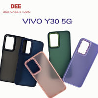 019 เคสหลังด้านกล้องเงา เคส Vivo Y30 5G วีโว่วาย30 5G เคสหลังขุ่น กันกระแทก（สินค้าพร้อมส่งจาก กทม）