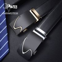 [DWTS] Individual Automatic Buckle Alloy buckle Men Belt  Male Genuine Leather Belt Men  Strap Belts For Men Mens Belts Belts