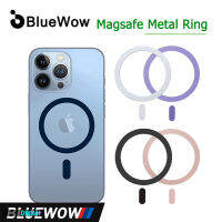 BlueWow TP10กาวโลหะแหวนสติ๊กเกอร์สำหรับ Magsafe ไร้สายชาร์จ,อะแดปเตอร์แหวนสำหรับแม่เหล็กโทรศัพท์จับ H Older,กรณีแปลงอุปกรณ์เสริมสำหรับ iPhone 12 13 14,ติดตั้งกับรถยนต์แม่เหล็กสิ่งที่แนบมา