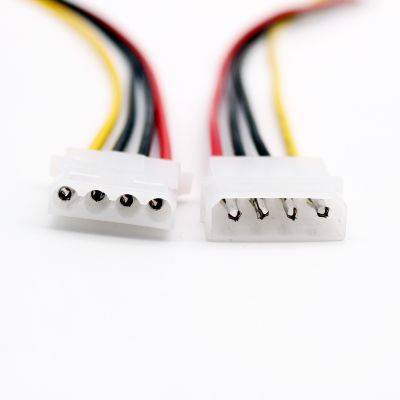 10pcs 50cm/1.5ft IDE 4 PIN Molex Power Male to IDE 4 PIN Molex Female Jack Extension Adapter Connector Cable