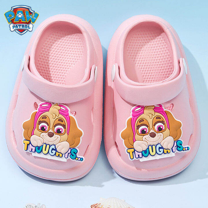 paw-patrol-รองเท้าแตะรูปการ์ตูนสำหรับเด็กหญิงเด็กชาย-รองเท้าแตะรูปการ์ตูนสำหรับเด็กเดินเตาะแตะนุ่มน้ำหนักเบาใส่กลางแจ้ง0000รองเท้าแตะชายหาดสำหรับฤดูร้อน