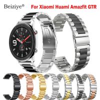 [ladies jewelry]สายรัดโลหะสำหรับ Huami Amazfit42mm 47มม. สายรัดข้อมือสำหรับ Huami Amazfit2/3สายรัดข้อมือ