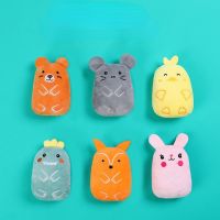 Pet Plush Cat Dogs Squeak Toys Animal Shaped Containing Sound Paper Cat Interactive Dolls Throwing Resistant Bite Molar Supplies Toys