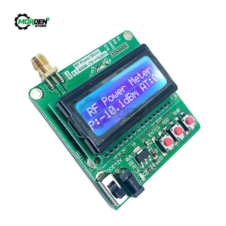 1-600mhz-power-meter-digital-lcd-rf-power-meter-75-16-dbm-ค่าการลดทอนความถี่วิทยุที่ลดทอน-db-module