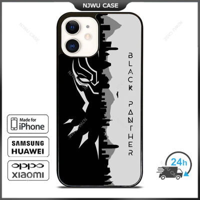 Black Panther Phone Case for iPhone 14 Pro Max / iPhone 13 Pro Max / iPhone 12 Pro Max / XS Max / Samsung Galaxy Note 10 Plus / S22 Ultra / S21 Plus Anti-fall Protective Case Cover