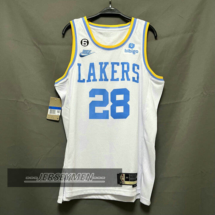 【High Quality】Men's 202223 New Original NBA Los Angeles Lakers 28 Rui